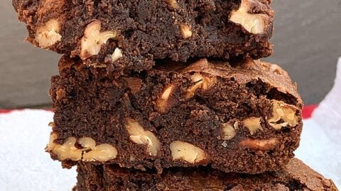 Triple Chocolate Pecan Brownies1
