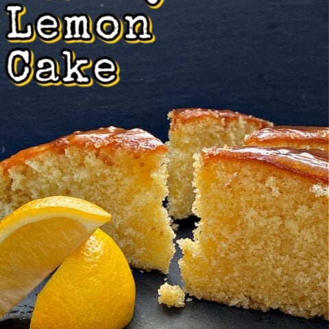 Easy Sticky Lemon Cake Easy Sticky Lemon Cake. An easy classic homemade cake recipe bursting with lemon. Soft, moist sponge with a sticky sweet glaze makes this a perfect cake for any occasion