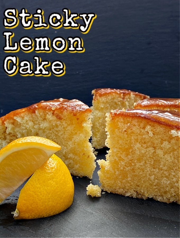 Easy Sticky Lemon Cake Easy Sticky Lemon Cake. An easy classic homemade cake recipe bursting with lemon. Soft, moist sponge with a sticky sweet glaze makes this a perfect cake for any occasion