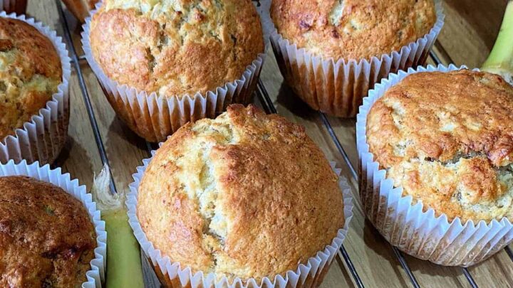 Banana Oatmeal MuffinsF