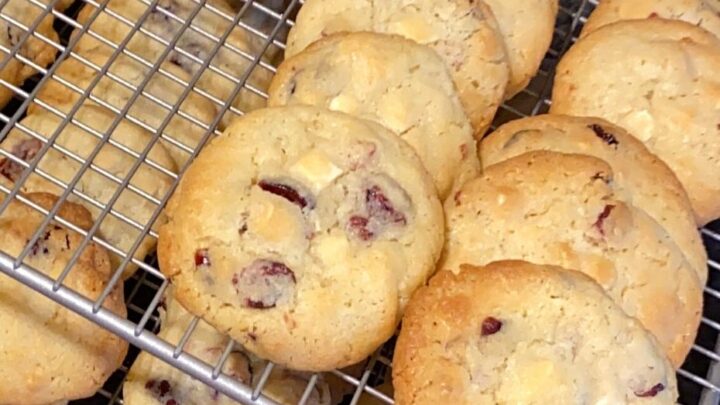 White Chocolate and Cranberry Banana Drop CookiesH