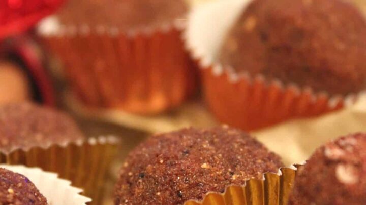 Cappuccino Chocolate Truffles. Creamy, rich chocolate and coffee-flavored homemade truffles are easy to make and perfect for gifts.