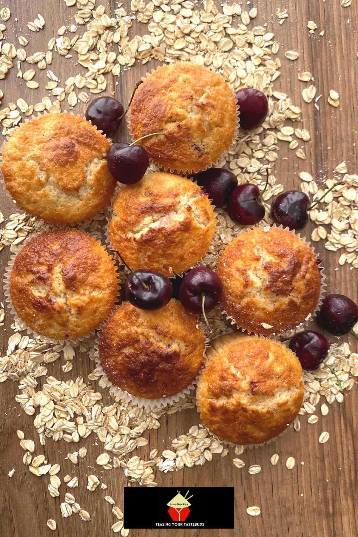 Fluffy Cherry Oatmeal Breakfast Muffins. Delicious, simple, soft and fluffy oatmeal muffins bursting with juicy cherries. Serve warm for breakfast or brunch Fluffy Cherry Oatmeal Breakfast Muffins. Delicious, simple, soft and fluffy oatmeal muffins bursting with juicy cherries. Serve warm for breakfast or brunch