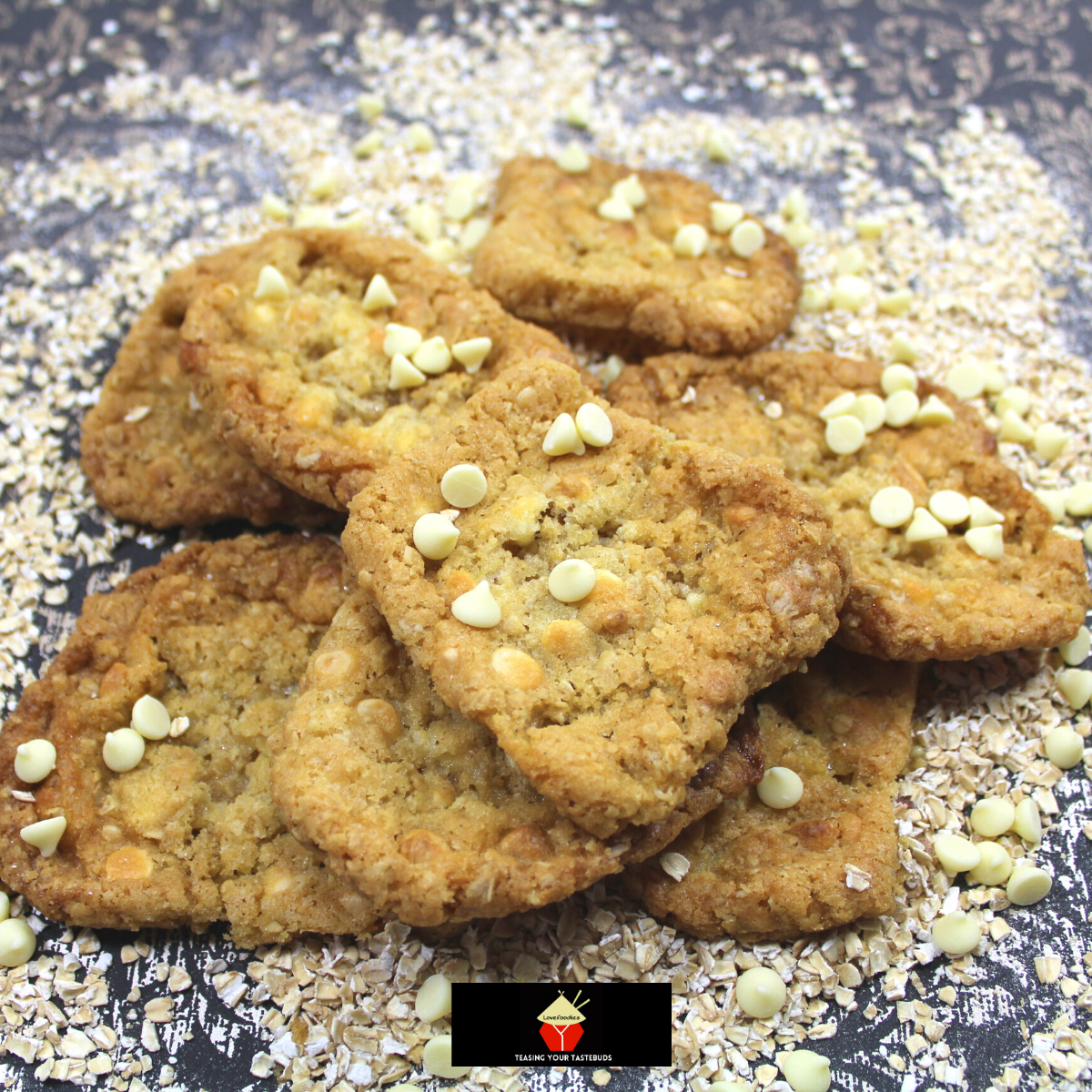 Chewy White Chocolate Oatmeal Cookies 9 Chewy White Chocolate Oatmeal Cookies. Soft and Chewy on the inside and crispy on the outside, these are the BEST EVER oatmeal cookies, loaded with white chocolate. A simple classic cookie recipe