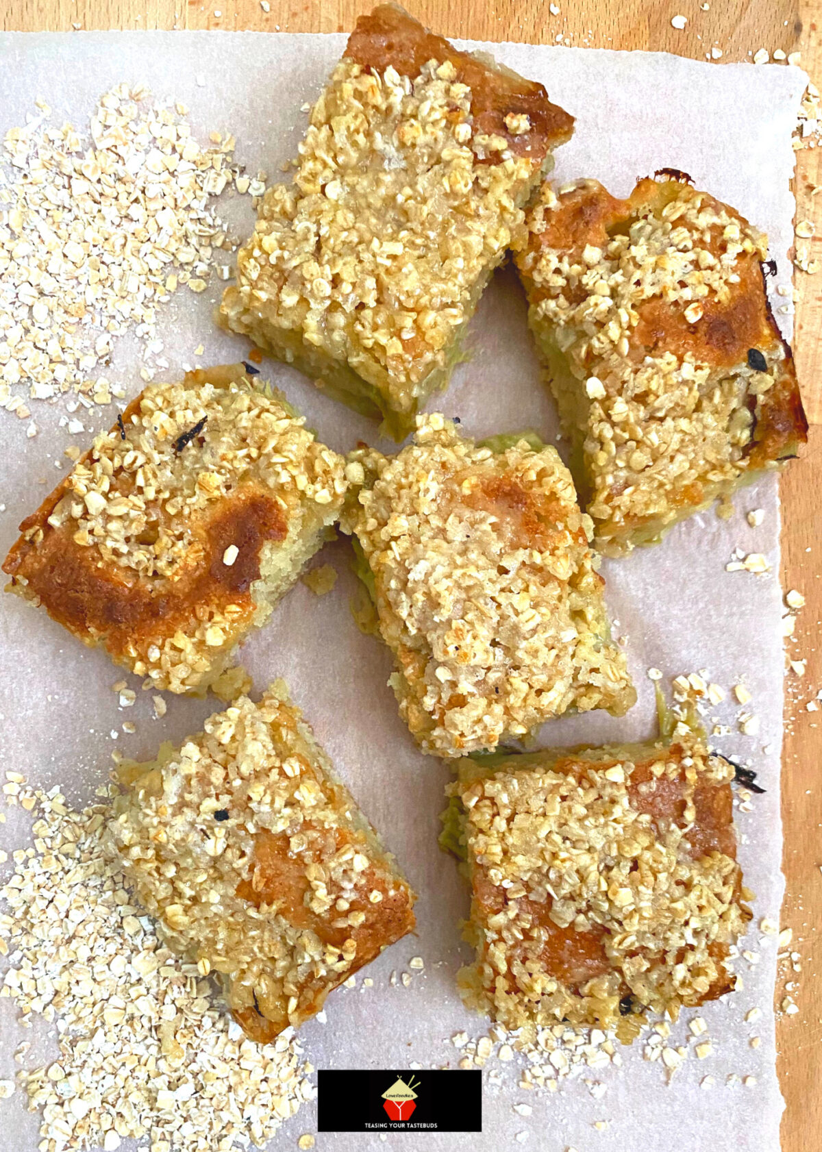 Lazy Daisy Rhubarb Oatmeal Cake 7 Lazy Daisy Rhubarb Oatmeal Cake. Just like grandma used to make, old fashioned Lazy Daisy Oatmeal Cake with rhubarb, delicious served warm, this gooey gooey cake is a great dessert!