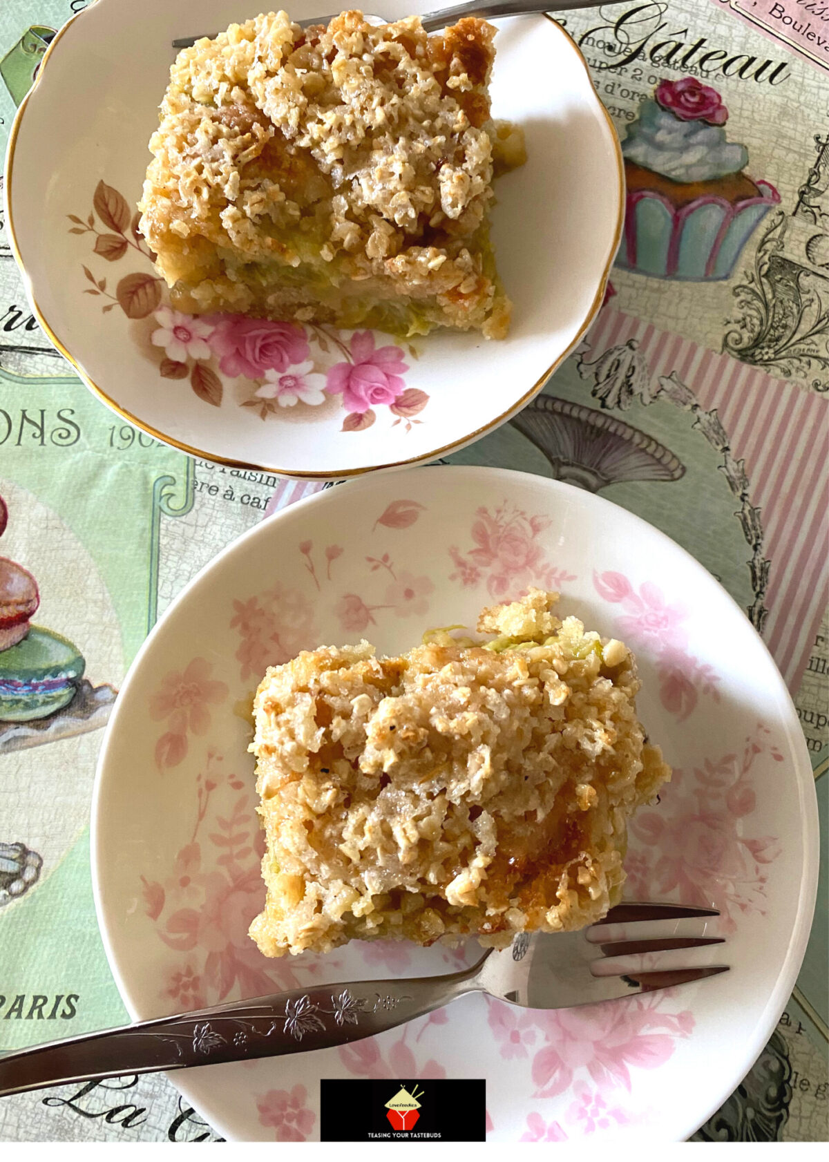 Lazy Daisy Rhubarb Oatmeal Cake 12 Lazy Daisy Rhubarb Oatmeal Cake. Just like grandma used to make, old fashioned Lazy Daisy Oatmeal Cake with rhubarb, delicious served warm, this gooey gooey cake is a great dessert!