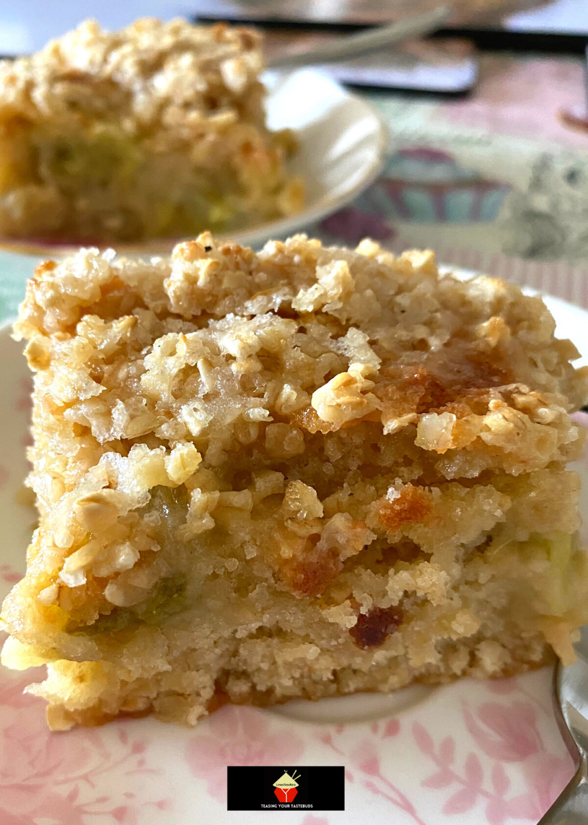 Lazy Daisy Rhubarb Oatmeal Cake 6 Lazy Daisy Rhubarb Oatmeal Cake. Just like grandma used to make, old fashioned Lazy Daisy Oatmeal Cake with rhubarb, delicious served warm, this gooey gooey cake is a great dessert!