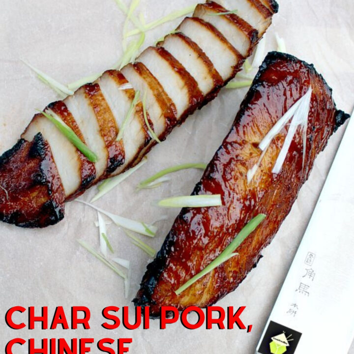 Char Sui Pork, Chinese Barbecue Pork Char Sui Pork, Chinese Barbecue Pork. Char sui pork is a delicious recipe, full of flavor. Sticky, sweet, slightly caramelized. Goes great with noodles, fried rice, or simply eaten on its own as an appetizer!
