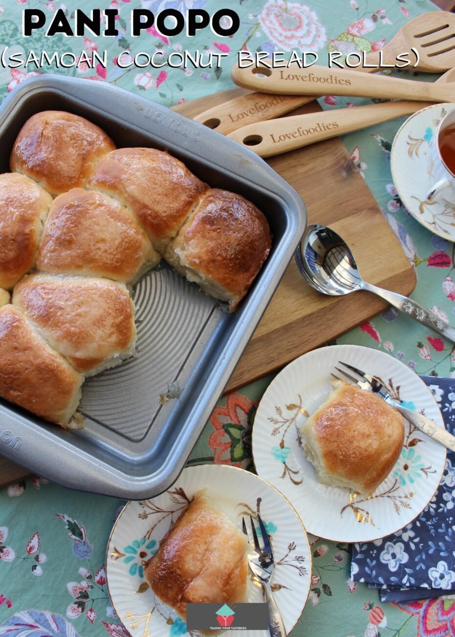 Pani Popo (Samoan Coconut Bread Rolls) Pani Popo (Samoan Coconut Bread Rolls). Pani Popo are deliciously soft, fluffy Samoan coconut bread buns, baked in a sweet and thick coconut sauce. Sticky soft bread rolls, ideal for breakfast, dessert or as a snack