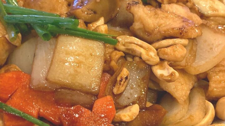 Quick Chinese Cashew Chicken Stir Fry H