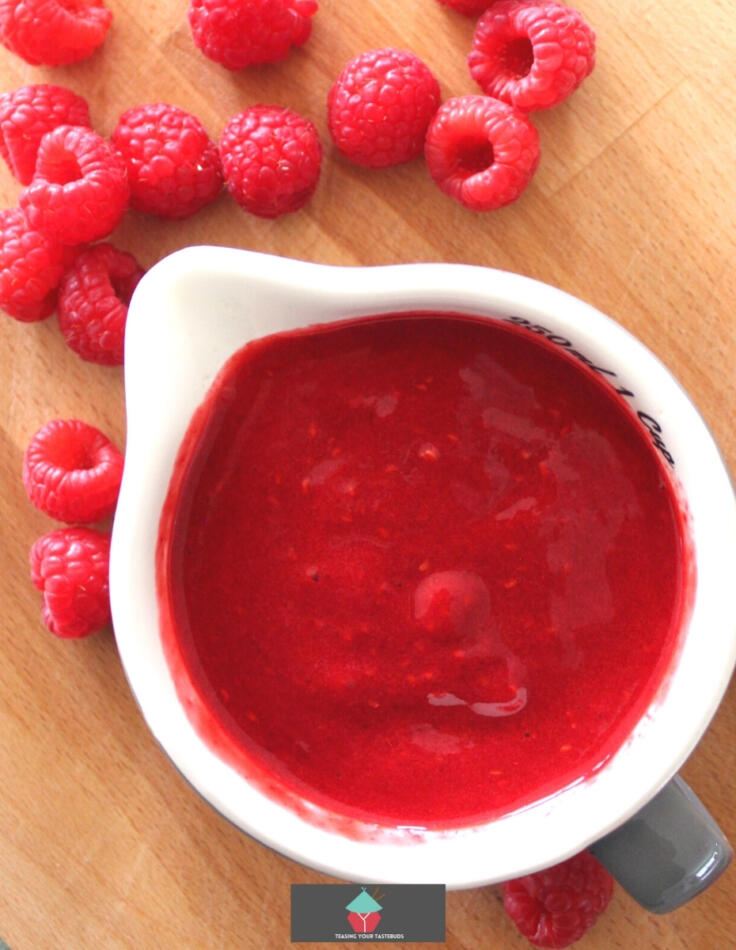 Peach Pound Cake with Raspberry Swirl | Lovefoodies