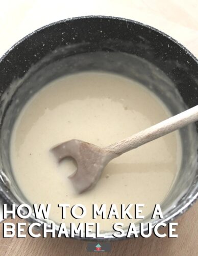 How to make a Bechamel Sauce. Learn how to make an easy béchamel sauce. This basic white sauce recipe is rich, creamy and savory often used for a variety of dishes such as lasagna and moussaka