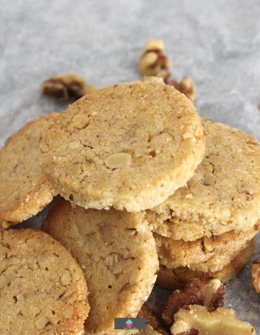 Walnut Butter Cookies Lovefoodies