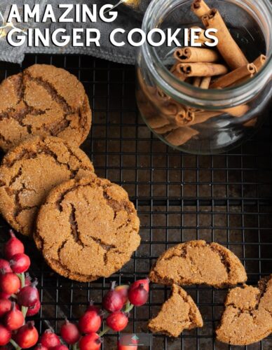 Amazing Ginger Cookies. These amazing ginger cookies are a classic cookie, crisp and baked to give you a perfect cookie full of flavor. Perfect for Christmas or any time of the year.