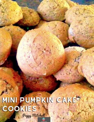 Mini Pumpkin Cake Cookies are lovely little treats. Recipe also comes with an optional sugar glaze. Yummy!