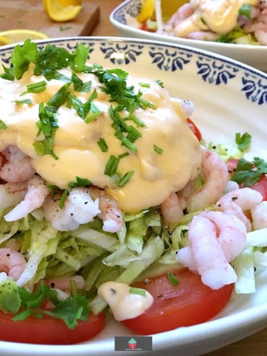 Shrimp Cocktail with Marie Rose Seafood Sauce