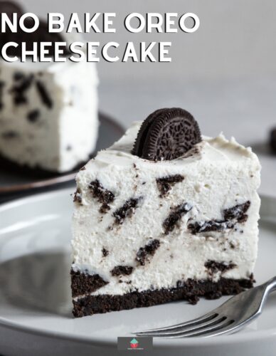 No Bake Oreo Cheesecake. This is a great dessert for any occasion. Easy to make and No Bake too! Delicious Oreo and cream cheese filling on an Oreo cookie base.