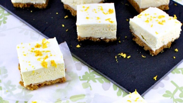 Lemon Cheesecake BarsH