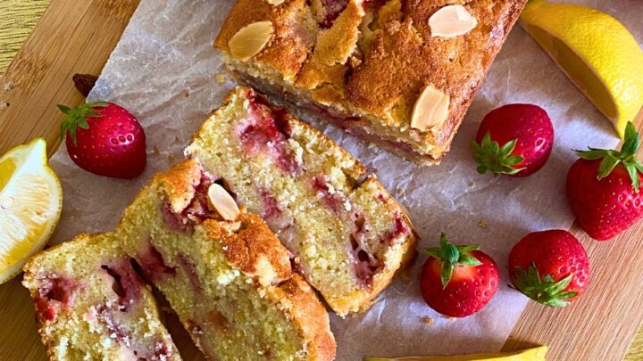 Strawberry and Lemon Loaf CakeH