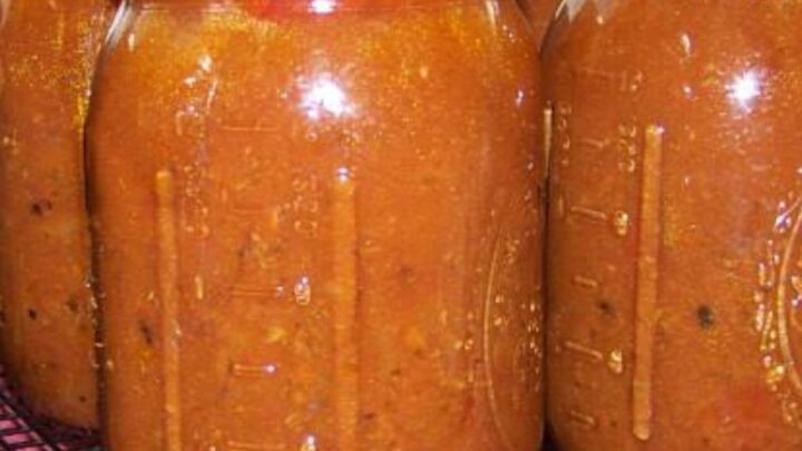 Homemade Canned ChiliH