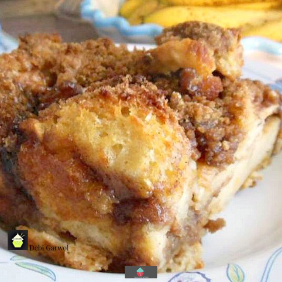 Apple Pie French Toast, a great easy and delicious recipe, serve hot or cold, it's yummy! Loaded with apples and spices, a perfect breakfast casserole for Fall