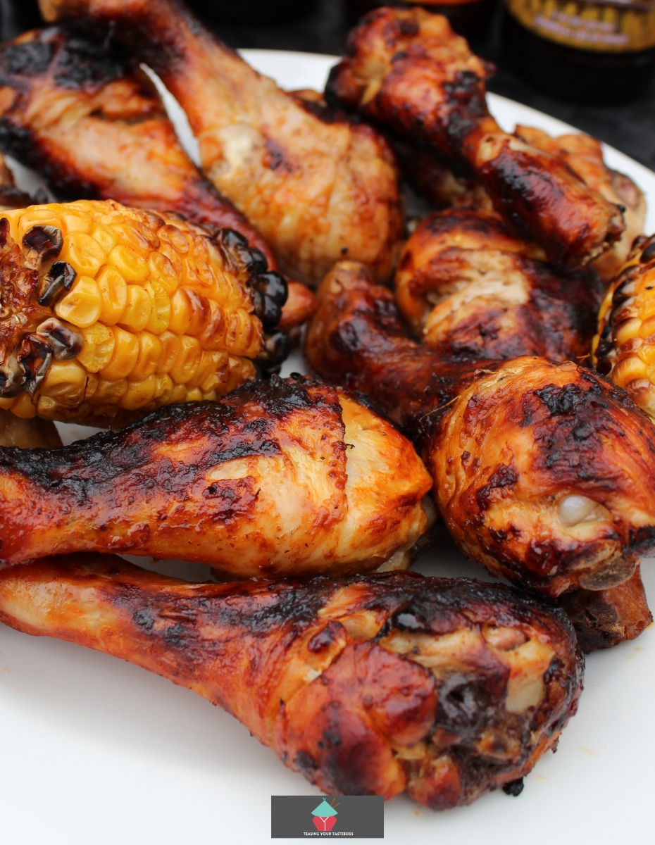 Easy Grilled Chicken Drumsticks Easy Grilled Chicken using a delicious marinade using regular pantry ingredients to give you juicy and tender pieces of chicken. Grill or oven roast.