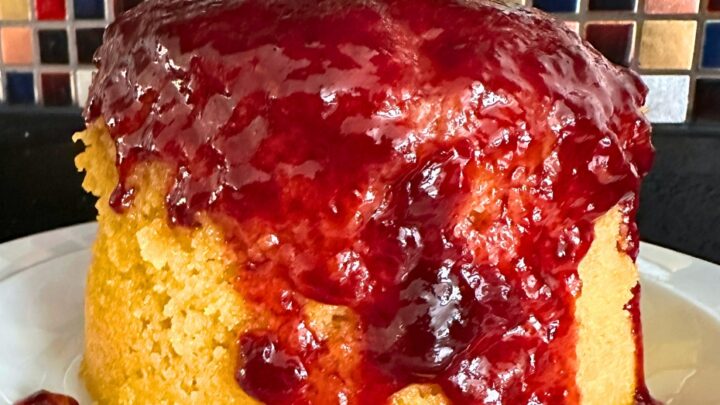 Cherry and Orange Steamed CakeH