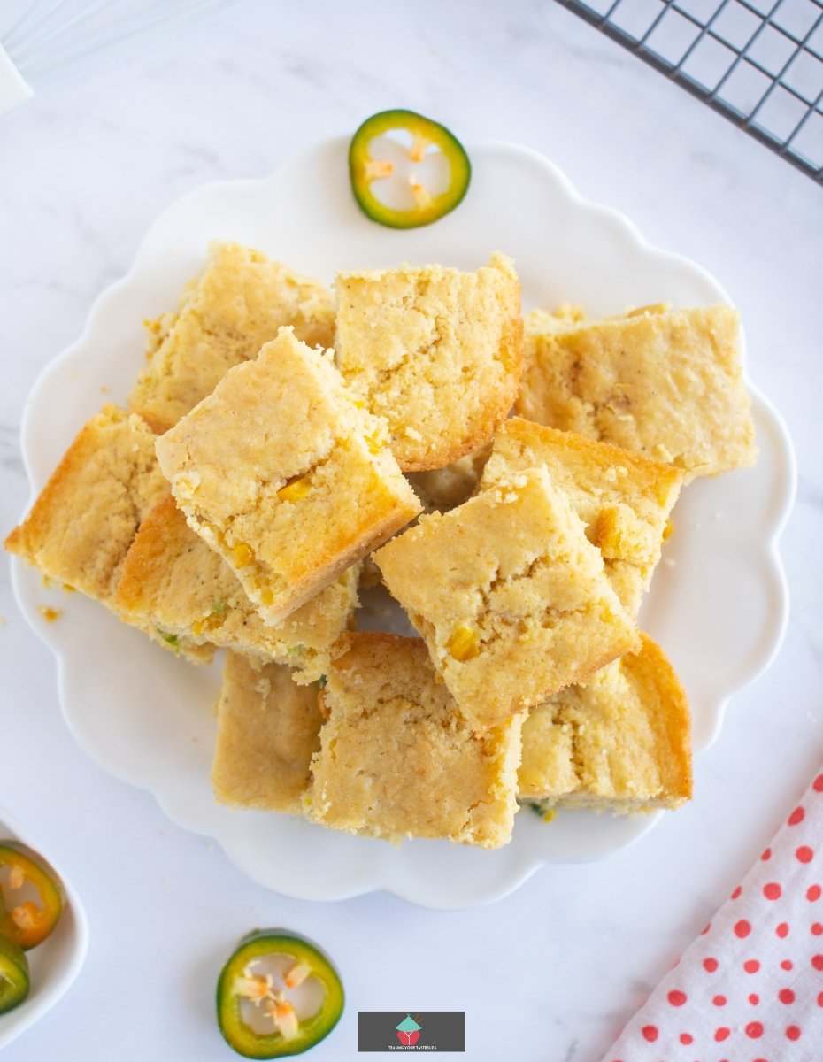 Quick Jalapeno and Cheese Cornbread. Quick Jalapeño and Cheese Cornbread is a delicious, traditional cornbread recipe loaded with jalapeños and cheddar cheese. Made from scratch recipe and so easy to make!