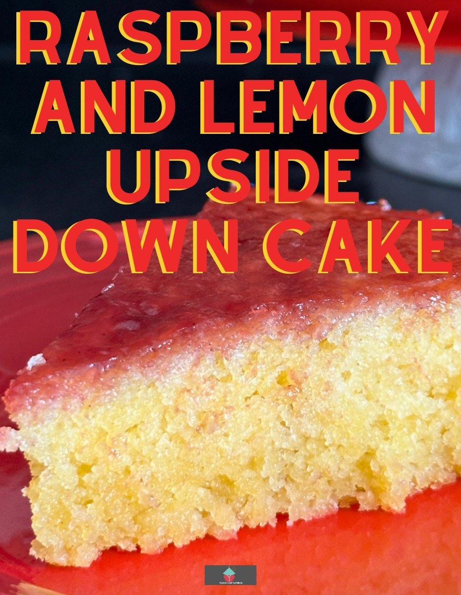 Raspberry and Lemon Upside Down Cake. Deliciously refreshing lemon upside down cake recipe, fluffy lemon sponge with a layer of sharp raspberry jam to give a great combination. A great cake recipe, perfect for afternoon tea or a party.