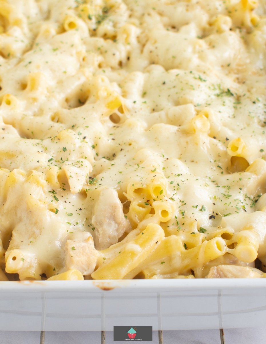 Chicken Alfredo Ziti Pasta bake recipe is an easy dinner, loaded with chicken, mozzarella and parmesan cheese and baked in a creamy Alfredo sauce. Chicken Alfredo Ziti Pasta bake recipe is an easy dinner, loaded with chicken, mozzarella and parmesan cheese and baked in a creamy Alfredo sauce.