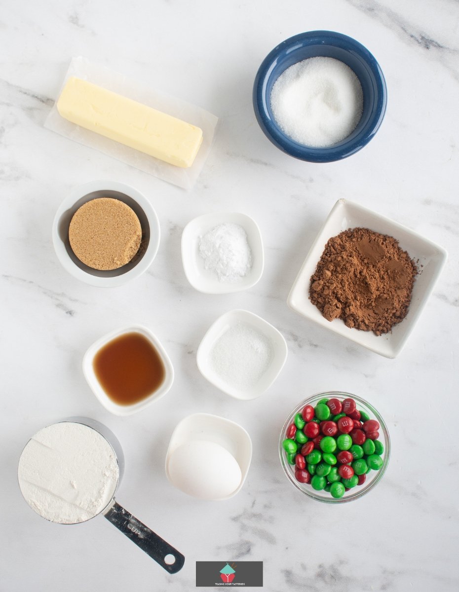 Crispy Chocolate M&M Cookies Crispy Chocolate M&M Cookies, ingredients