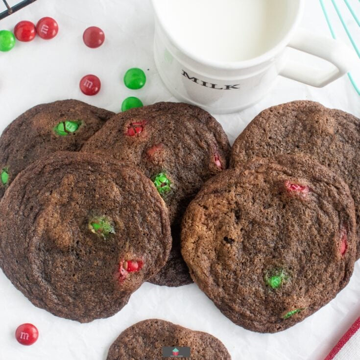 Crispy Chocolate MM CookiesF