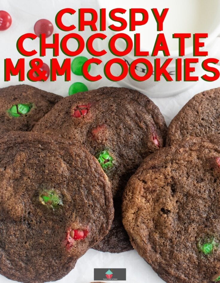 Crispy Chocolate MM CookiesP1