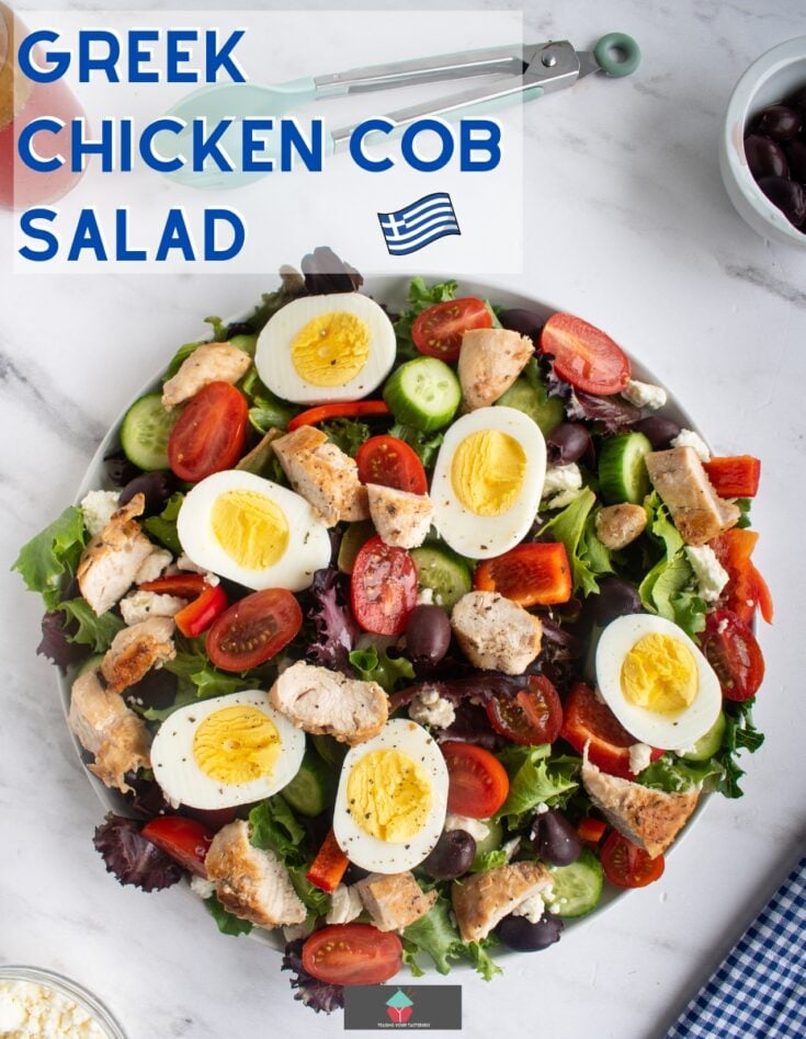 Greek Chicken Cob SaladH