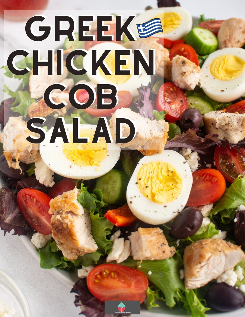 Greek Chicken Salad is full of flavor, tender juicy chicken breasts, combined with a variety of salads, olives, and feta cheese, with a generous coating of delicious Greek salad dressing. Easy to make and a very popular salad recipe.