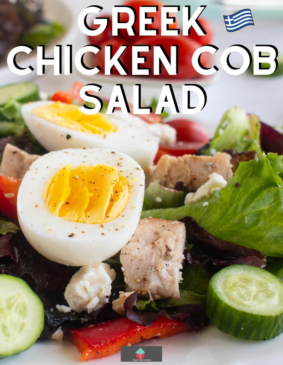 Greek Chicken Salad is full of flavor, tender juicy chicken breasts, combined with a variety of salads, olives, and feta cheese, with a generous coating of delicious Greek salad dressing. Easy to make and a very popular salad recipe.