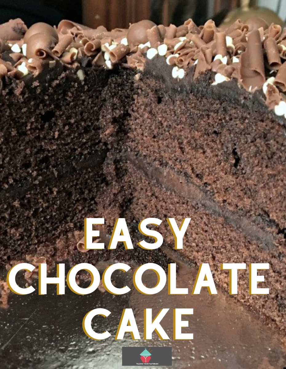Easy Chocolate Party Cake, a lovely easy cake recipe made from scratch with a lovely chocolate filling. Perfect for chocolate lovers!
