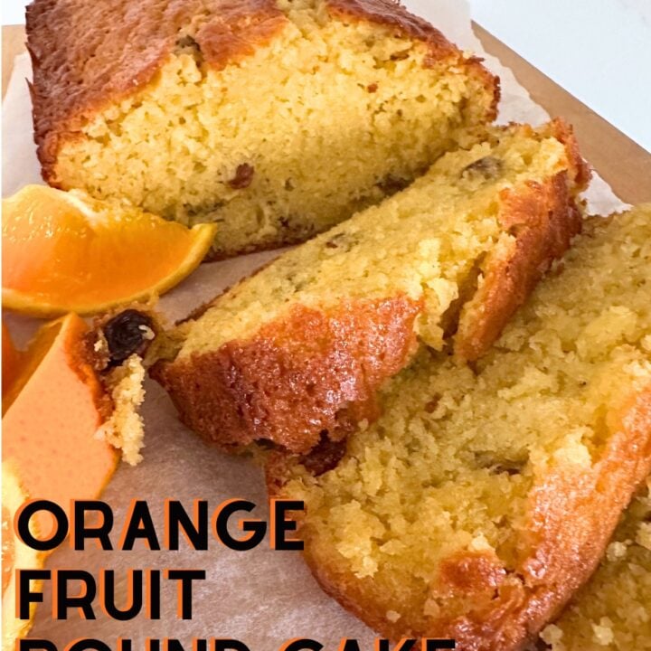 Best Orange & Fruit Pound Cake recipe, buttery, flavorful, moist cake. Simple & Easy recipe to give you a perfectly soft, rich, delicious traditional homemade orange pound loaf cake.